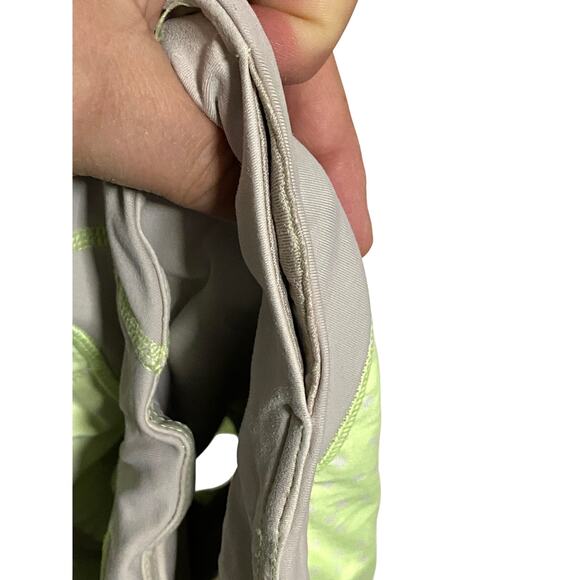 Lululemon Pace Setter Skirt Neon Petit Polka Dot Ruffle Tennis Skort Womens 6 - Picture 10 of 10